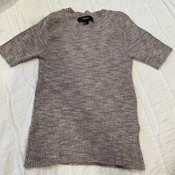 Marl Fitted T Shirt - Picture 1 of 2